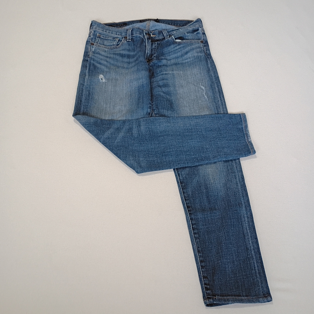 Lucky Brand Sienna Cigarette Straight Leg Blue Jeans Womens Size 2 Medium Wash